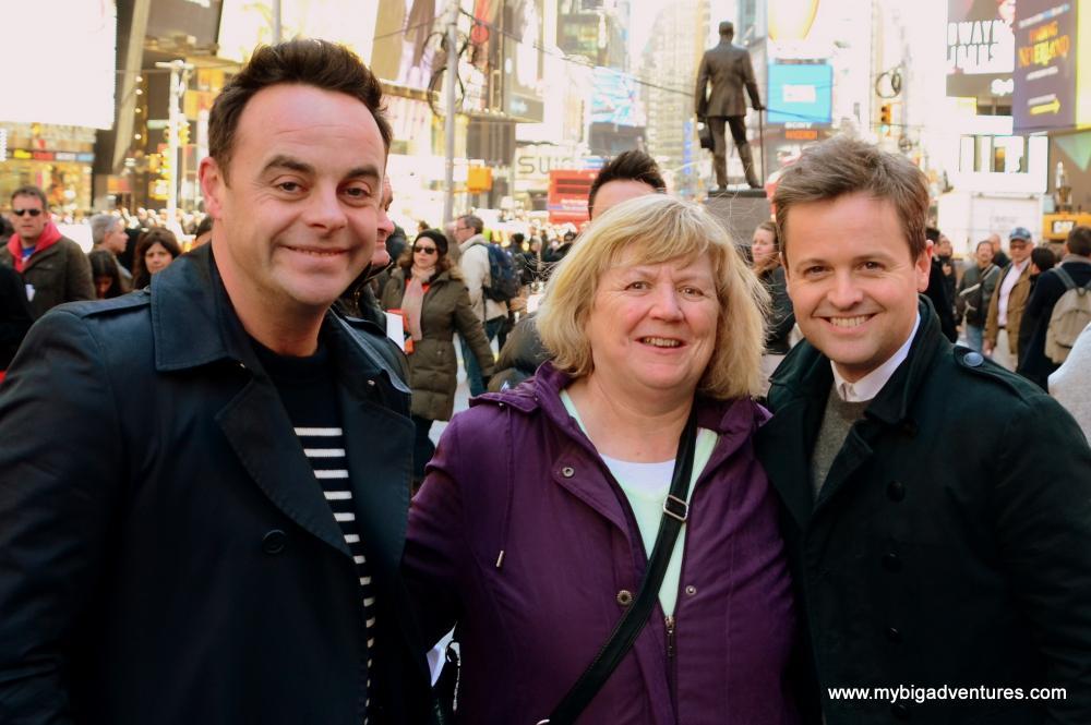 Mum, Ant and Dec in New York 2015